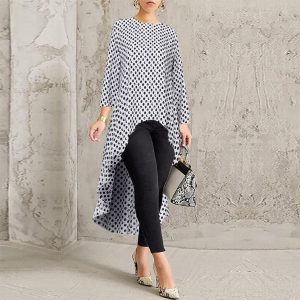 Tunique Élégante Manches Longues Femmes