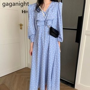 Atus Anight Robe Volants Pois Chic