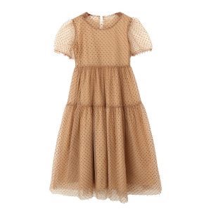 Robe Pour Filles Élégante À Pois