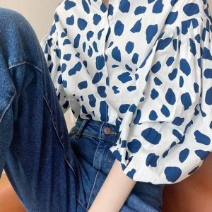 Chemisier Mousseline Femme Élégant Printemps Streetwear