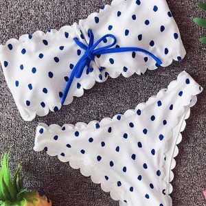 Ensemble Maillot Bain Femme Pois