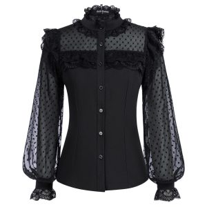 SD-Chemise Renaissance Femme Décontractée Victorienne