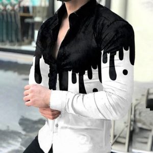 Chemise De Luxe Homme Pois Imprimés