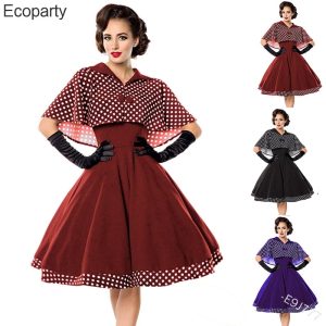 Robe Hepburn Vintage Élégante Rockabilly