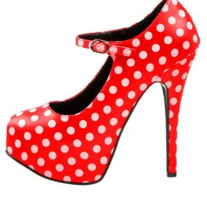 Chaussures Talons Hauts Dentelle Pois