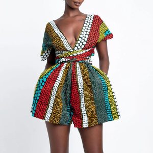 Combinaisons Courtes Élégantes Africaines