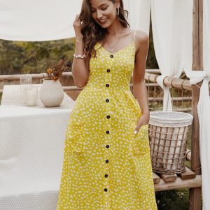 Robe Longue Été Sexy Bretelles