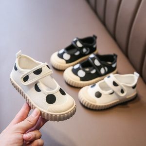 Chaussures Toile Bébés Filles Antidérapantes