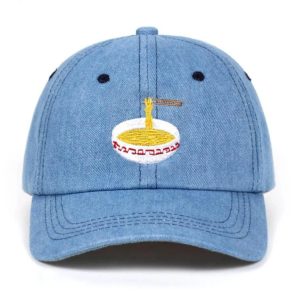 "NUDDLES" Casquette baseball streetwear Bleu - UBR1™