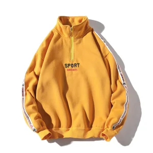 "SPORT" Sweatshirt Hoodie streetwear Jaune - URB1™