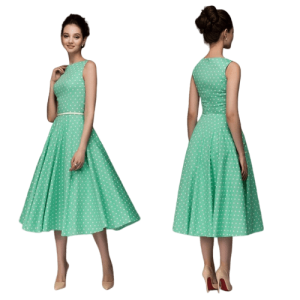 Robe À Pois Année 50 De Bain Grande Taille