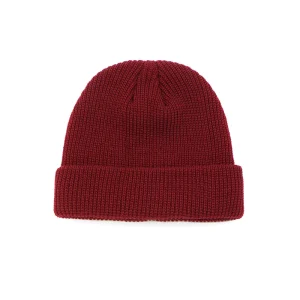 "CAPCUFF" Bonnet tricoté Streetwear Rouge bordeaux - URB1™
