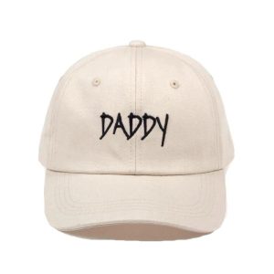 "DADDY" Casquette baseball streetwear Beige - URB1™