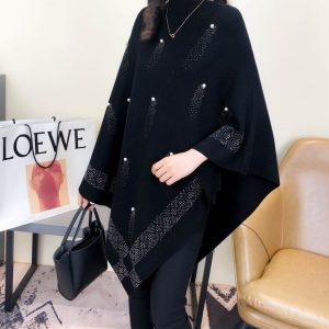 Pull Crochet Pour Femme Motif Pois