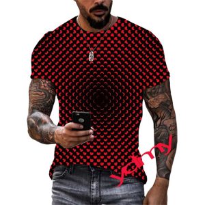 T-Shirt Manches Courtes Personnalité Estivale