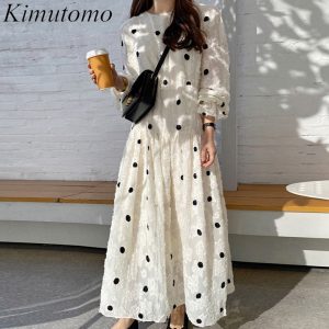 Kimutomo Robe Élégante Douce Femme