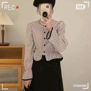 Chemise Manches Évasées Filles Volants