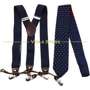 Porte-Jarretelle Homme Luxe Vintage Pois