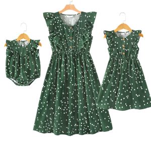 PatPat Robes Assorties Maman Fille