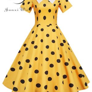 Robe D&rsquo;Été Mi-Longue Élégante Vintage