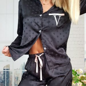 Ensemble Pyjama Luxe Satin Femmes