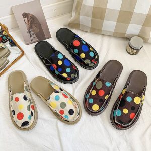 Chaussures D&rsquo;Intérieur Femmes Confort Pois