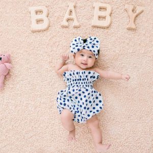 Vêtements Nouveau-Né Fille Bandeau Pois