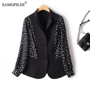 Veste Élégante Pois Femme Air