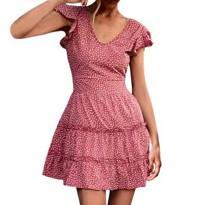 Robe D&rsquo;Été Vintage Sexy Boho Plage