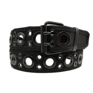 Ceinture Perforée Luxe Motifs Polka Dot