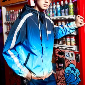 "DSTGR" Veste coupe vent Bleu - URB1™