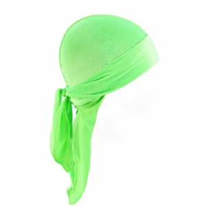 "WAVES" DURAG VERT FLUO EN VELOUR - URB1™
