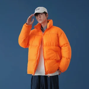 "ESSENTIAL" Doudoune Veste Matelassée Orange - URB1™