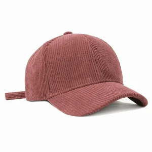 "CAP" Casquette Baseball Snapback en Velour Rose - URB1™
