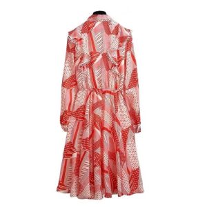 Robe D Ete A Pois Echarpe En Mousseline De Soie