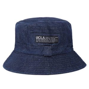 "UCLA" Chapeau Bob Jean Bleu Streetwear - URB1™