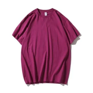 "ESSENTIAL" T-SHIRT BASIQUE UNI FUCHSIA STREETWEAR - URB1™
