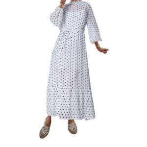 Robe A Pois Grande Taille Mi Longue