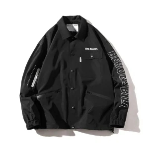 "ACE REAPER" Veste coupe Vent Noir Streetwear - URB1™
