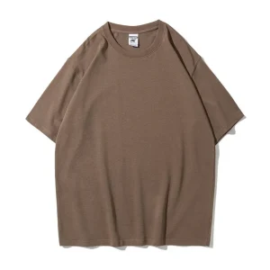 "ESSENTIAL" T-SHIRT BASIQUE UNI MARRON STREETWEAR - URB1™