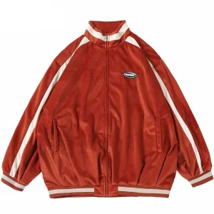 "RENOVATION" Veste Bombers Vintage rouge - URB1™
