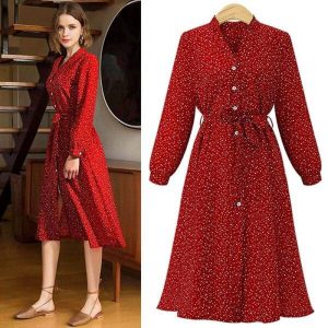 Robe A Pois Grande Taille Cardigan
