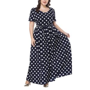 Robe A Pois Grande Taille Mode Femme
