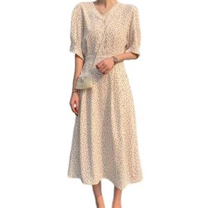 Robe D Ete A Pois Tente De Plage Retro