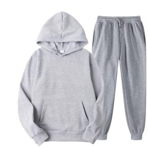 "ESSENTIAL" Ensemble de Jogging Gris 2 pièces - URB1™