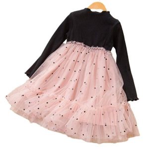 Robe Longue A Pois Tenue Hiver