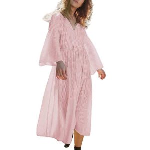 Robe A Pois Grande Taille Tunique Plage