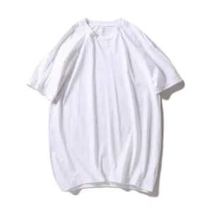 "ESSENTIAL" T-SHIRT BASIQUE UNI BLANC STREETWEAR - URB1™