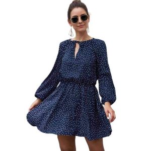 Robe D Ete A Pois Bouton De Chaleur