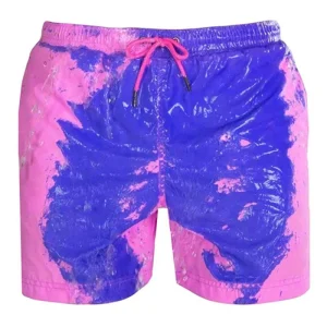 "C-COLOR" Short de bain qui change de couleur Rose - URB1™